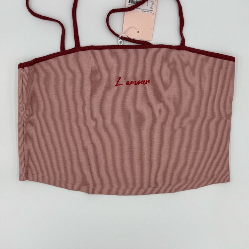 Missguided Red Fitted Sleeveless Camisole